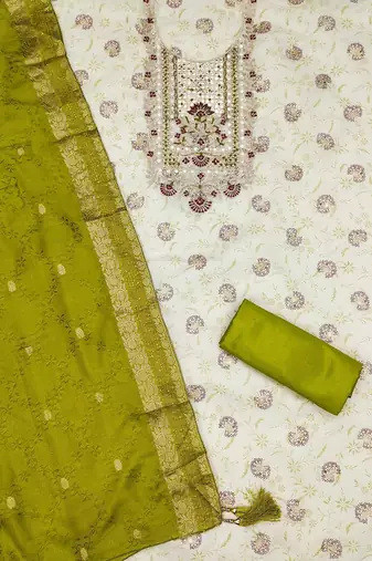  cotton unstitched dress material