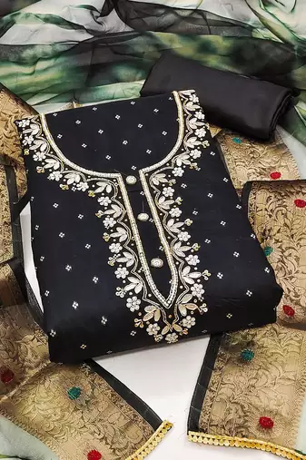 unstitched dress material