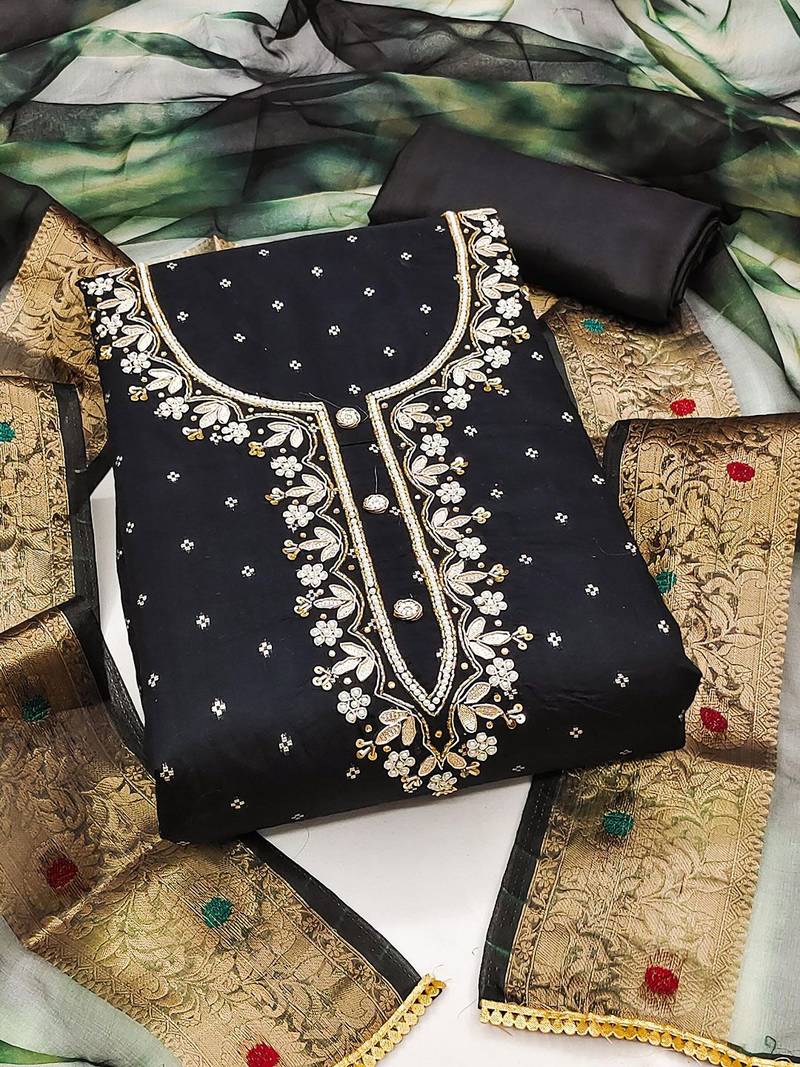 unstitched dress material