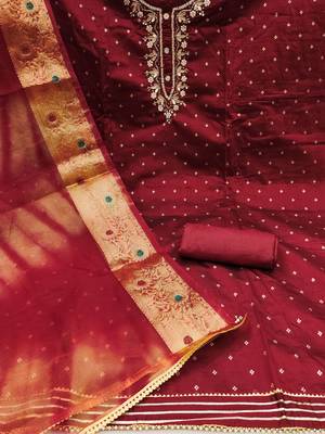 woven design unstitched dress material 3