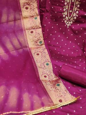 woven design unstitched dress material 5