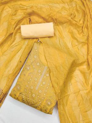 ethnic motifs woven design unstitched dress material 1