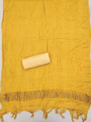 ethnic motifs woven design unstitched dress material 4