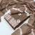 bandhani dyed unstitched dress material