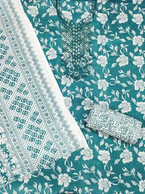 printed unstitched dress material 3