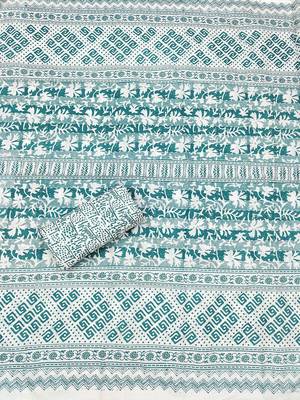 printed unstitched dress material 4