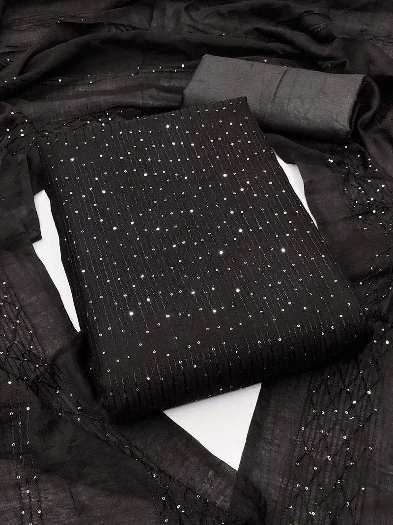 embroidered unstitched dress material