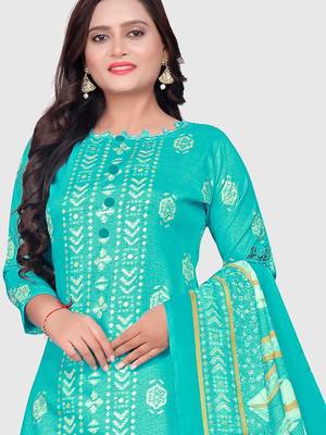 floral printed unstitched dress material 2