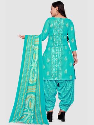 floral printed unstitched dress material 5