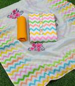 printed cotton unstitched dress material