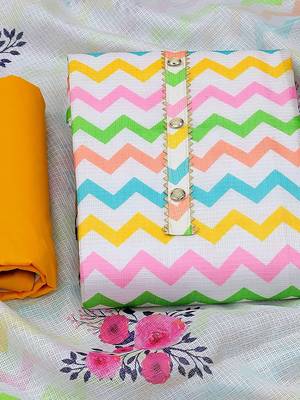 printed cotton unstitched dress material 3