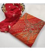 printed unstitched dress material