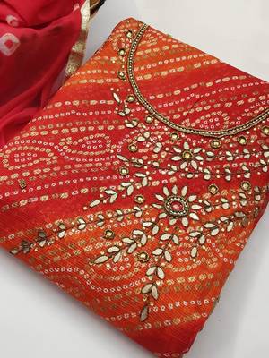 printed unstitched dress material 2