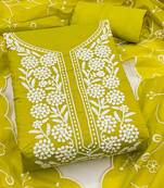 embroidered unstitched dress material