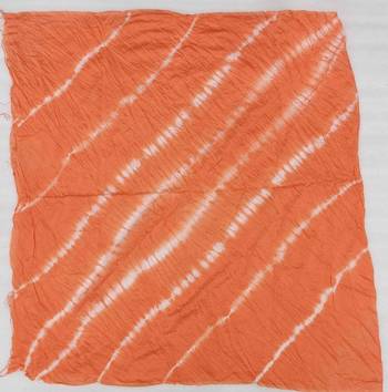dyed bandhani unstitched dress material 5
