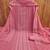 floral embroidered sequinned georgette unstitched dress material