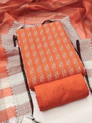printed cotton unstitched dress material 2