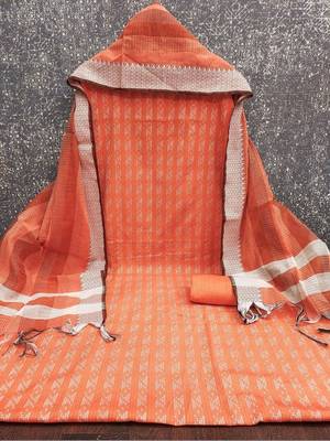 printed cotton unstitched dress material 3