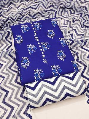 ethnic motifs printed unstitched dress material 2