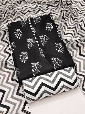 floral printed unstitched dress material 2