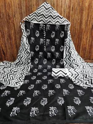 floral printed unstitched dress material 3