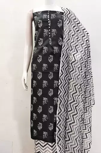 floral printed unstitched dress material