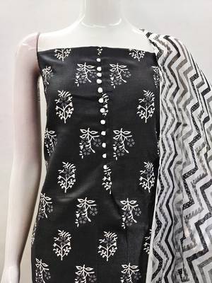 floral printed unstitched dress material 5