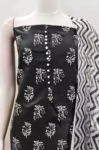 floral printed unstitched dress material