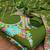 ethnic motifs embroidered silk georgette sequinned unstitched dress material