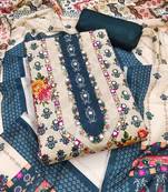 printed unstitched dress material