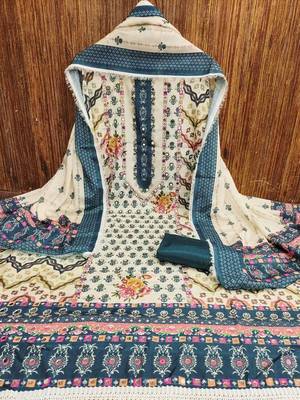 printed unstitched dress material 3