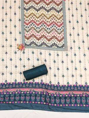 printed unstitched dress material 5