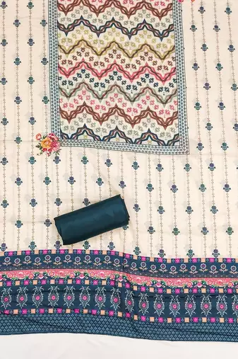 printed unstitched dress material