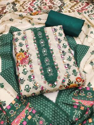 printed unstitched dress material 1