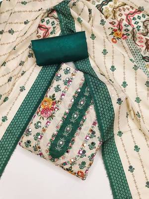 printed unstitched dress material 2