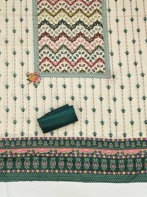 printed unstitched dress material 4