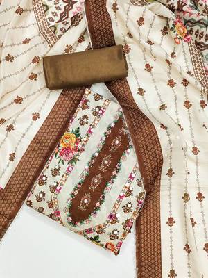 printed unstitched dress material 1