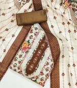 printed unstitched dress material