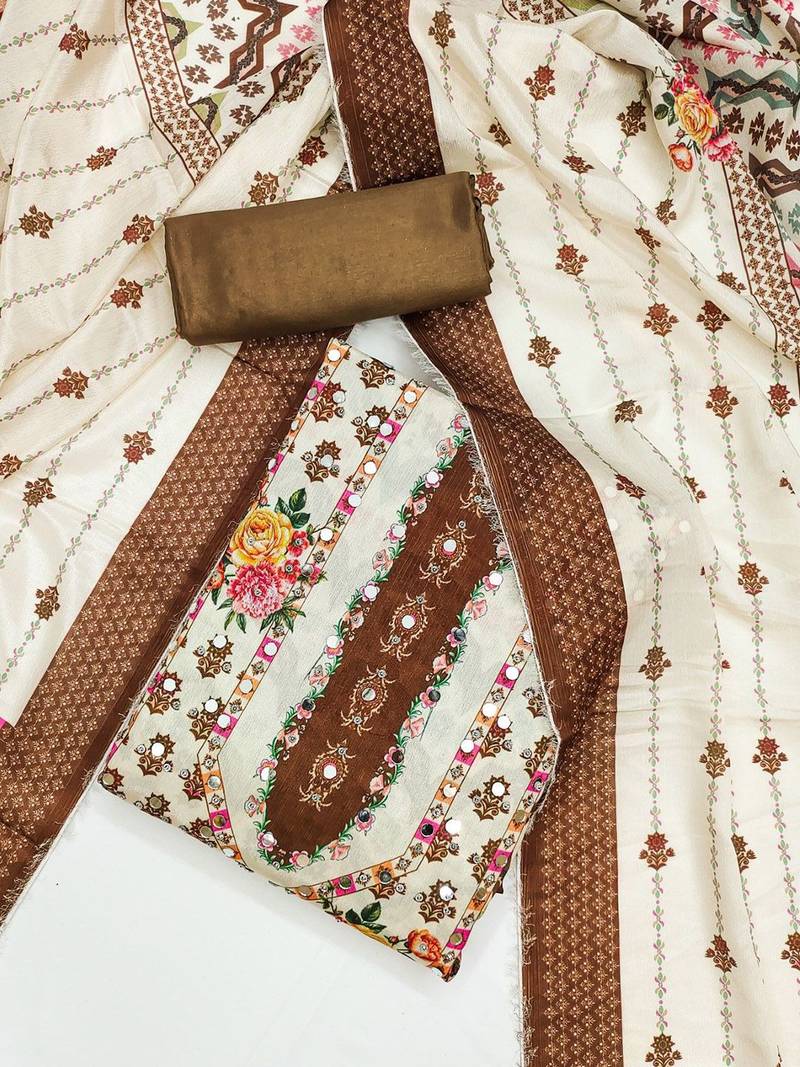 printed unstitched dress material