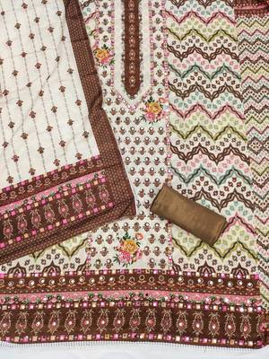 printed unstitched dress material 4