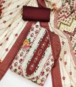 printed unstitched dress material