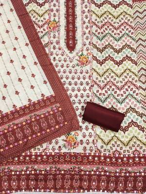printed unstitched dress material 4