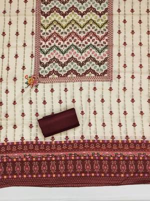 printed unstitched dress material 5