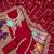 ethnic motifs embroidered silk georgette unstitched dress material