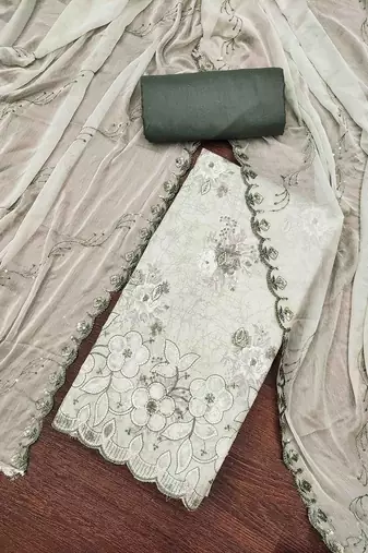 printed unstitched dress material