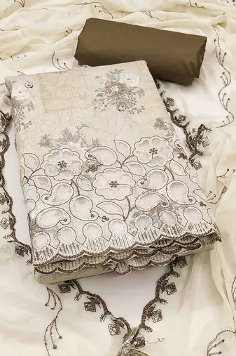 printed unstitched dress material