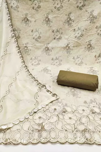 printed unstitched dress material