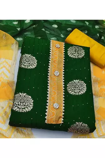 unstitched dress material