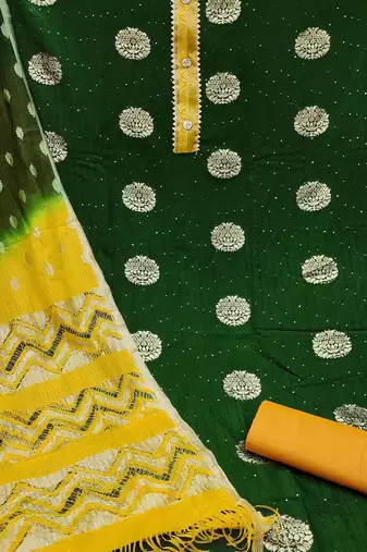 unstitched dress material