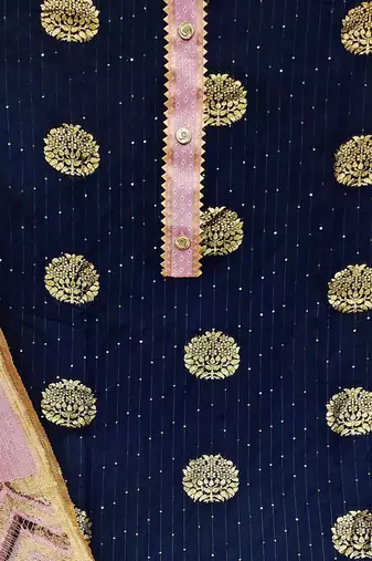 embroidered unstitched dress material